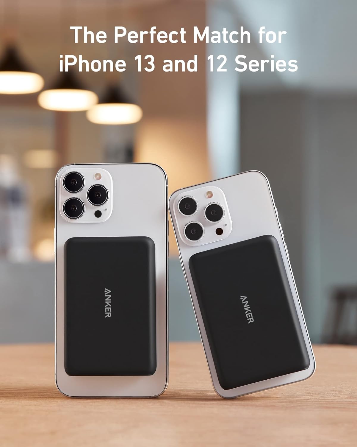 Magnetic Wireless Portable Charger 5000mAh with USB-C Cable E270965