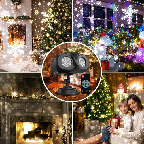 Laser Christmas Projector Lights Outdoor with Remote, Waterproof X1878