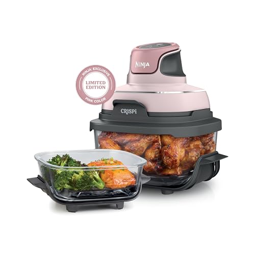 Air Fryer with Glass Containers, 4 QT & 6 Cup, Dishwasher Safe Y888