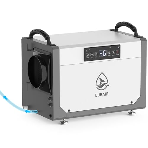113 pint Crawl Space Dehumidifier with Pump for Basement,Commercial Dehumidifiers with Drain Hose,Industrial Dehumidifier for Large Space,Whole House,24 Timer.