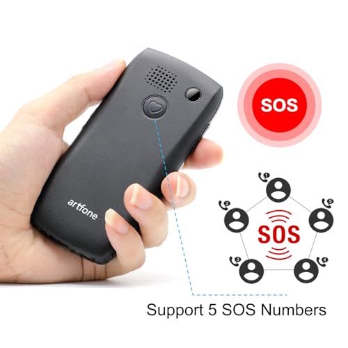 Unlocked Big Button 4G LTE Cell Phone for Seniors with SOS and USB-C Charging T176