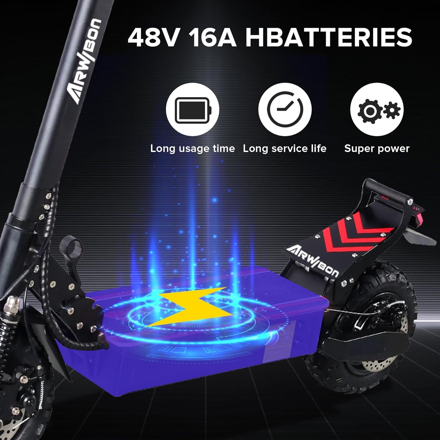 Electric Scooter for Adults, 2500W Motor, 30 MPH, 30 Miles Range, Foldable M6769