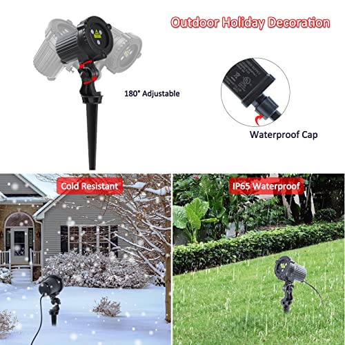 Christmas Laser Lights Outdoor Garden Projector with Moving RGB Waterproof G2323
