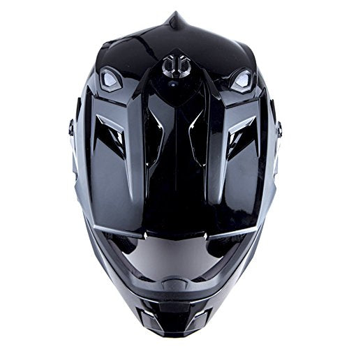 Adult Motocross Helmet Full Face Racing Style Matt Black U258