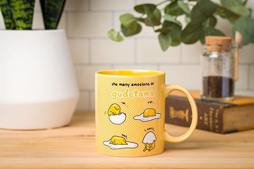 Sanrio Gudetama Lazy Egg Ceramic Mug, 20 Ounces Q726245