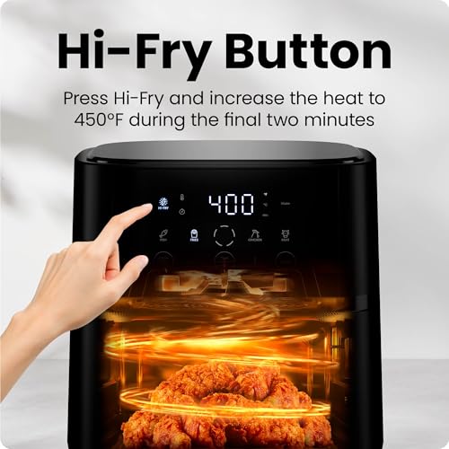 Air Fryer 6 QT with Touchscreen and 4 Presets C977097
