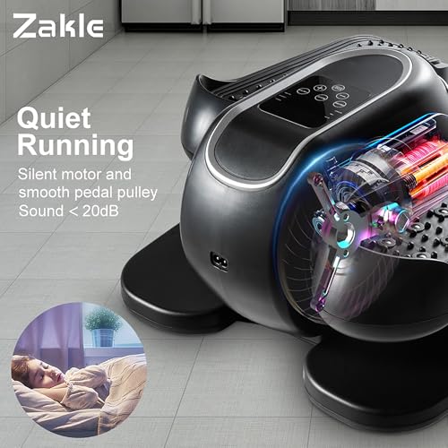 Under Desk Elliptical Machine with Remote Control and 12 Adjustable Speeds X285637