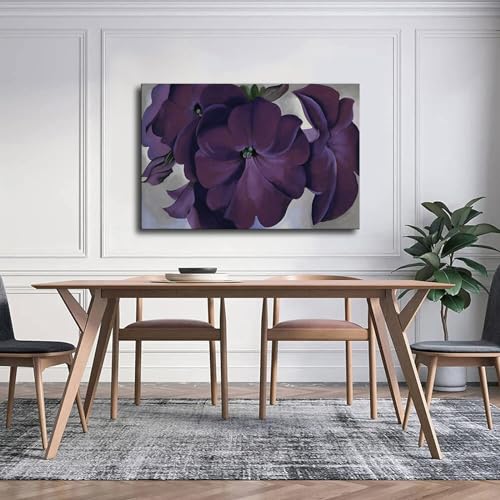 Petunias 1925 Canvas Print Wall Art Decor 12x18inch Unframed S77835