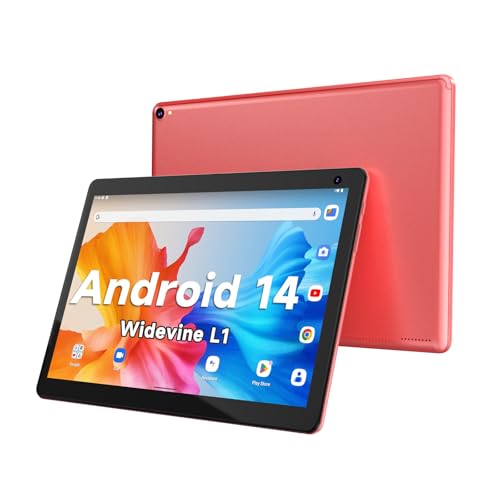 COOPERS Tablet 10 inch Android Tablets, Android 14 Tablet Quad Core Processor 32GB Storage Tablet Computer, 6GB RAM, 8MP Camera, Long Battery Life Black