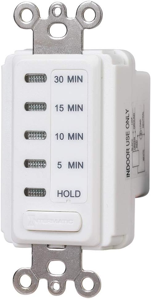 Auto-Off Timer 5/10/15/30 Minutes, White I809437