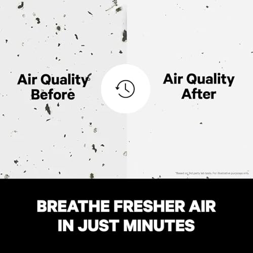 HEPA Air Purifier for Home Large Rooms, Quiet Air Filter for Bedroom A433