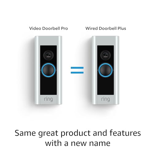 Wired Doorbell with Security Features and Sleek Design S499514