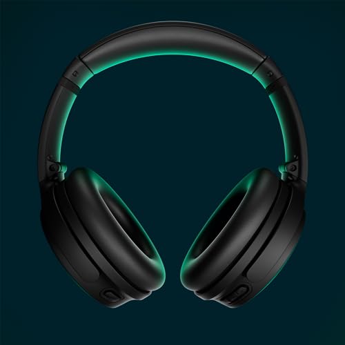 Wireless Over Ear Noise Cancelling Headphones with Mic, 24 Hour Battery V905