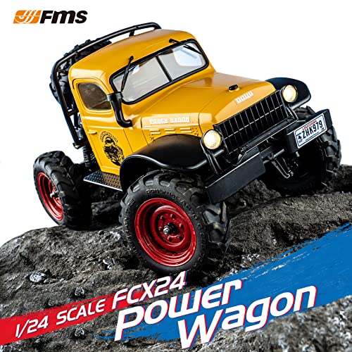 1/24 Power Wagon 4WD RC Crawler RTR Truck with LED Light and USB Charger J928