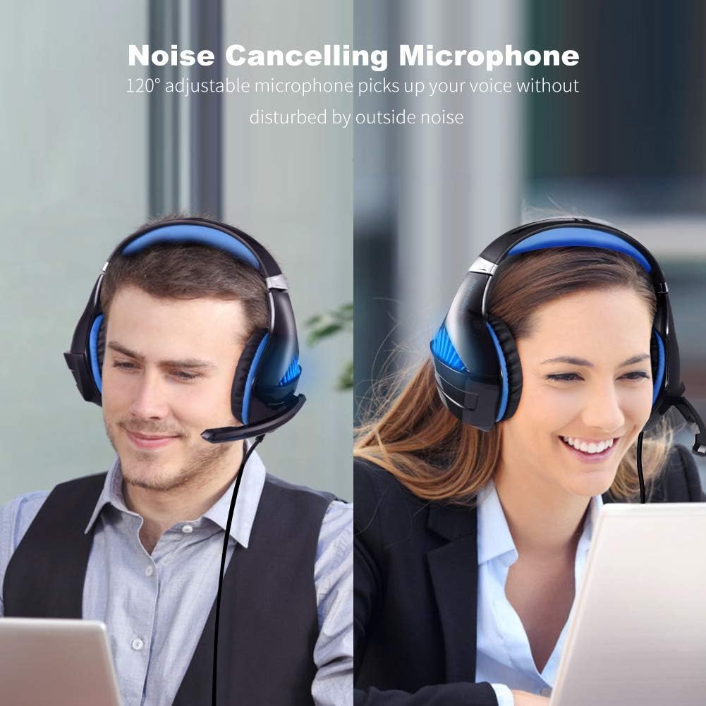 Gaming Headset with Noise Cancelling Mic for Xbox, PS4, Switch, PC R4023