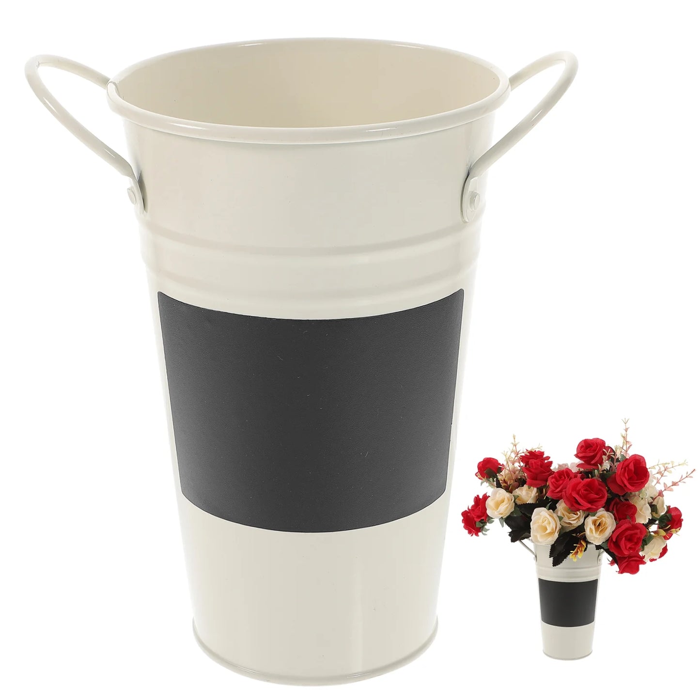 Tin Bucket Flower Pot for Succulents F52451