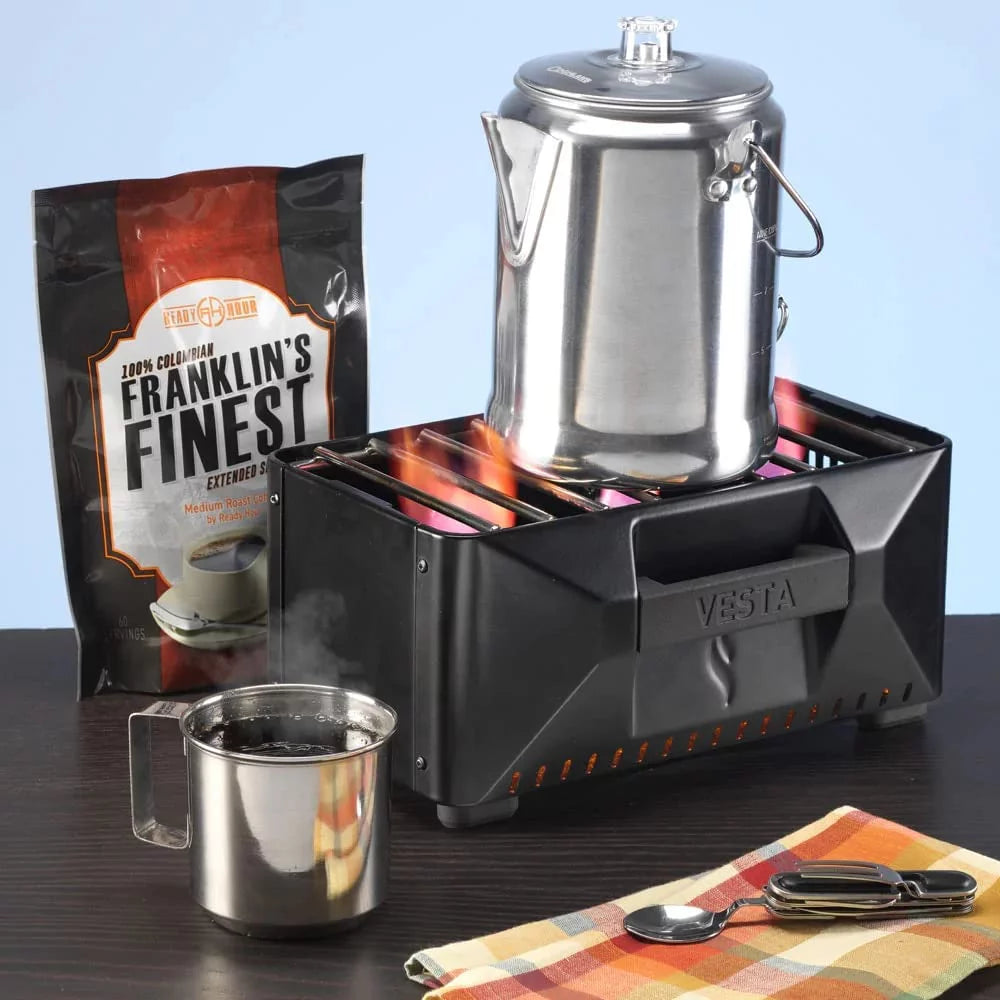 Compact Camping Heater & Stove for Indoor Outdoor Use J7801