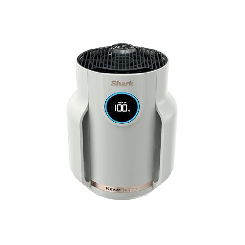 Shark Air Purifiers for Home Large Room with NeverChange Air Filter, 5 Year HEPA Filter, Covers 650 Sq. ft, Odor Neutralizer and Clean Sense Technology, Removes 99.98% of Dust & Allergens, HP152
