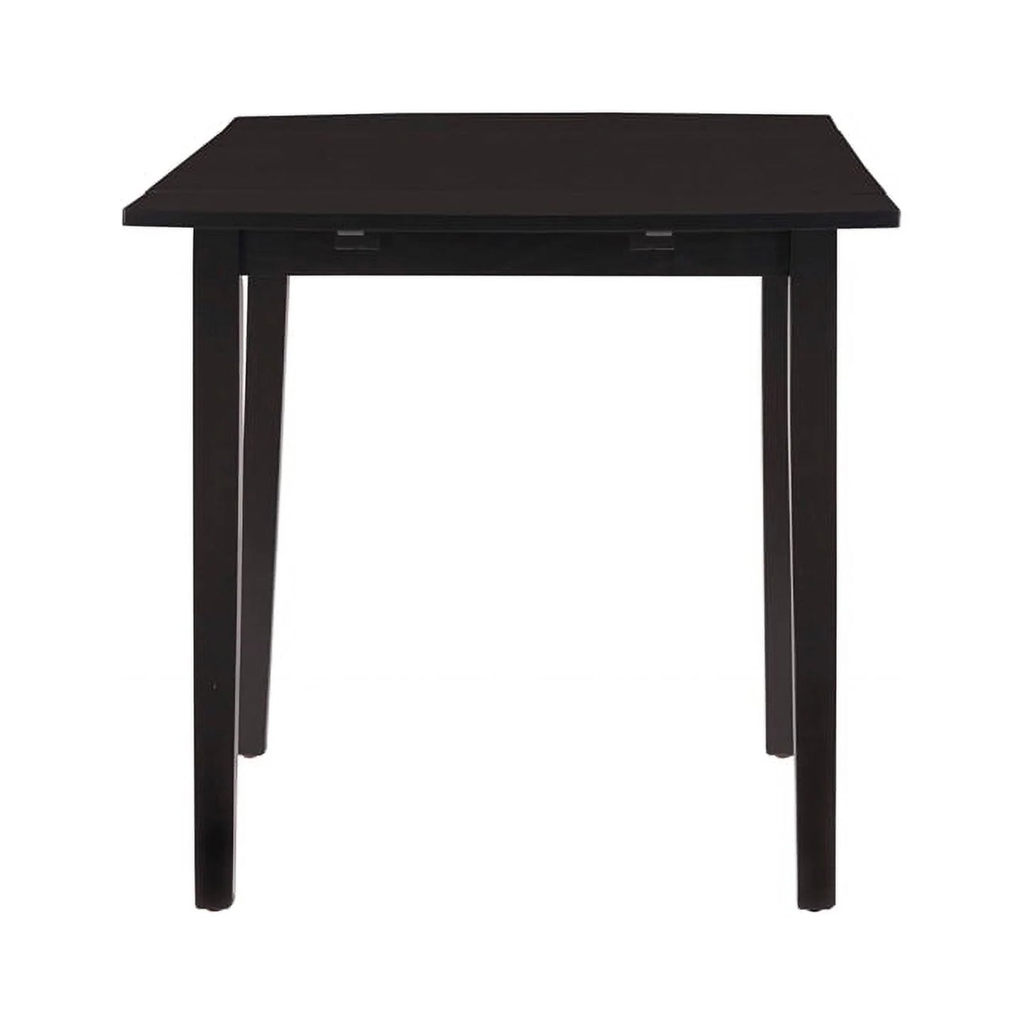 Square Wood Drop Leaf Table in Black O4185