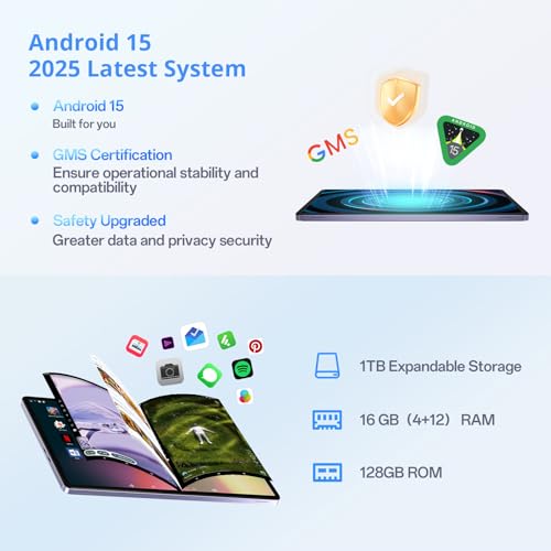 11 Inch 2-in-1 Tablet with Keyboard, 16GB+128GB, Octa-Core, Dual Camera I3778