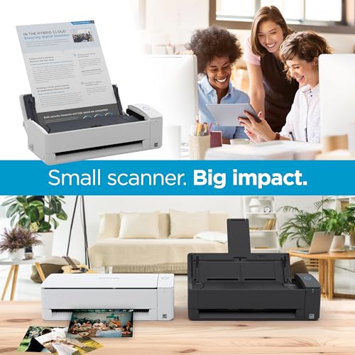 Compact Wireless Double-Sided Document Scanner with Auto Feeder Z26927