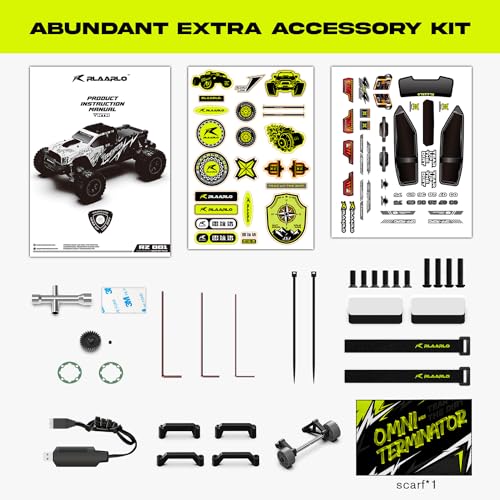1/10 RTR Brushless RC Car for Adults, 50mph Off-Road Monster Truck 4WD R2126