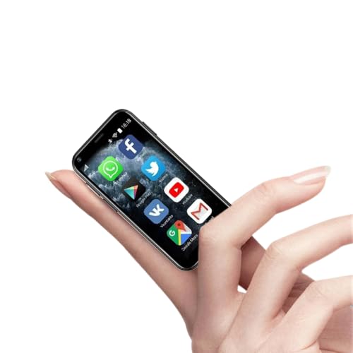 Mini Phone SOYES XS11 for Kid Unlocked 3G Super Small Smartphone 2.5Inch 2GB 16GB Portable Hotspot WiFi Bluetooth Camera Gift for Stundents Backup Tiny Cellphone (Black)