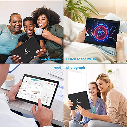 10 inch Android Tablet with 32GB Storage, 6GB RAM, Black Z5138