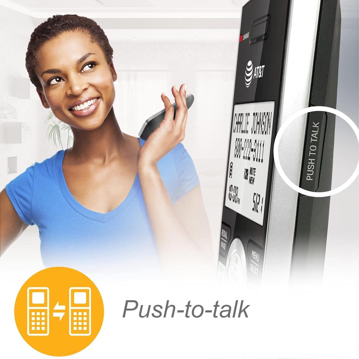 2-Handset Corded/Cordless Phone with Answering Machine and Call Blocking S4297