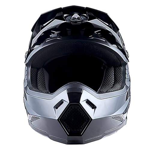 Adult Motocross Helmet Full Face Racing Style Matt Black U258