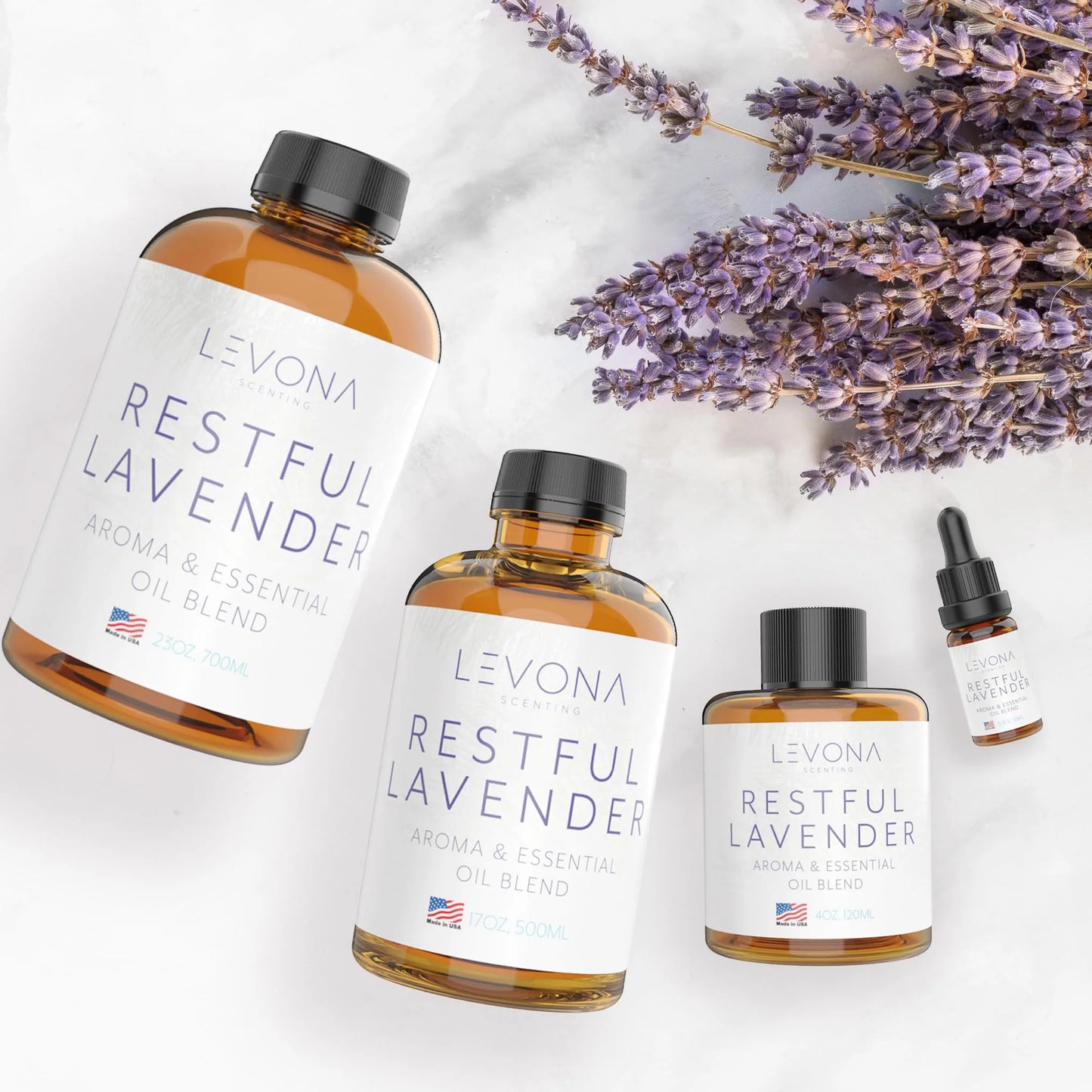 Pure Essential Oil for Diffuser - Lavender Floral Blend with Eucalyptus and Bergamot Z244