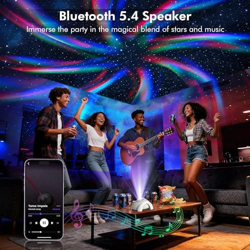 Galaxy Projector with Bluetooth Speaker and White Noise S67171