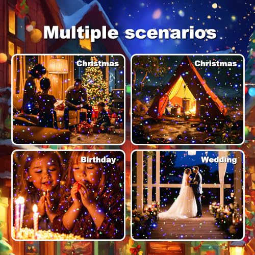 Laser Christmas Projector Lights Outdoor with Remote, Waterproof X1878