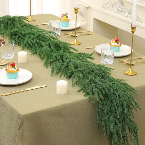 9 Ft Christmas Garland Norfolk Pine Artificial Greenery for Holiday Decor M277554