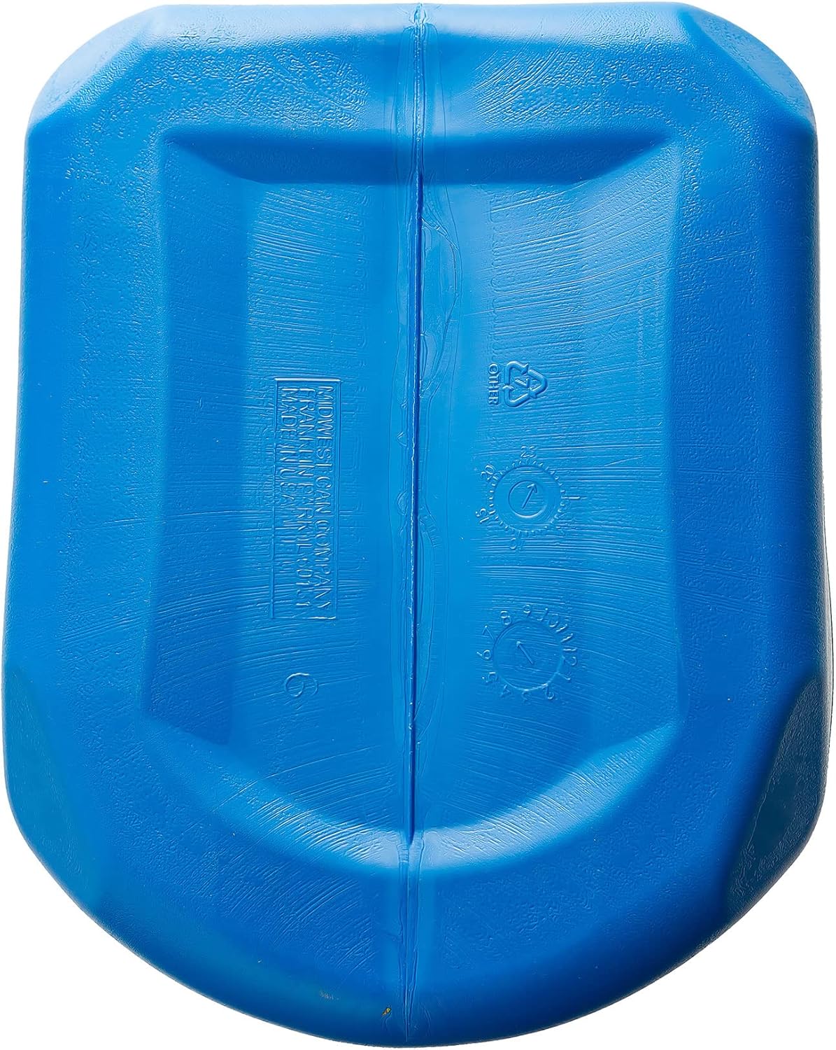 5-Gallon Kerosene Gas Can Container with Quick Spout, Blue (2 Pack) Z679509