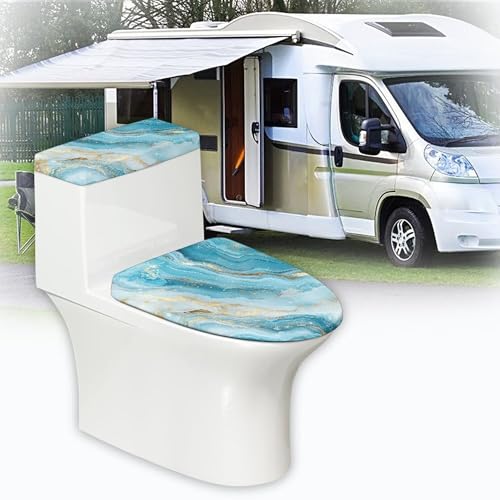 Christmas Toilet Lid and Tank Cover Set for Bathroom Decor Q334993