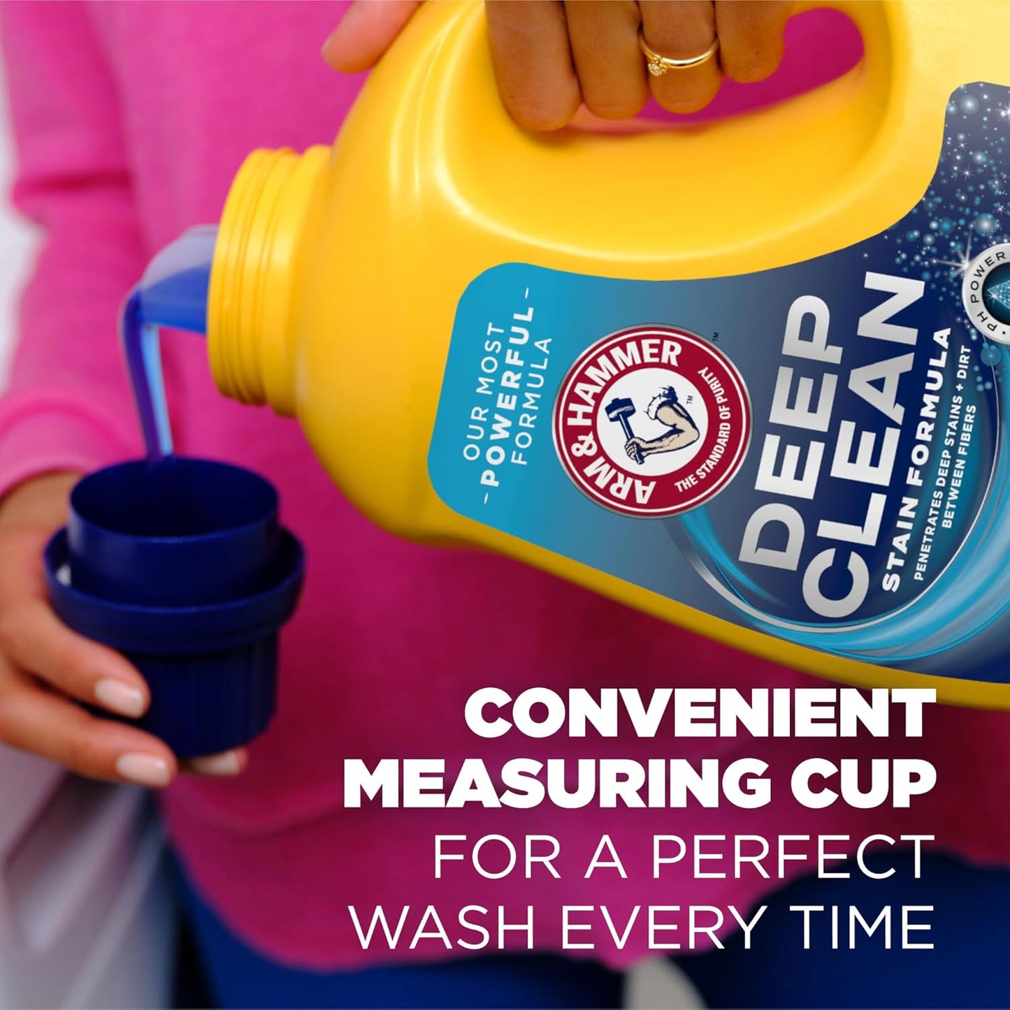 Liquid Laundry Detergent, Deep Clean Stain Formula, 102 fl oz D3793
