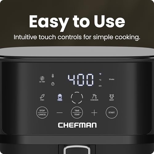 Air Fryer 6 QT with Touchscreen and 4 Presets C977097
