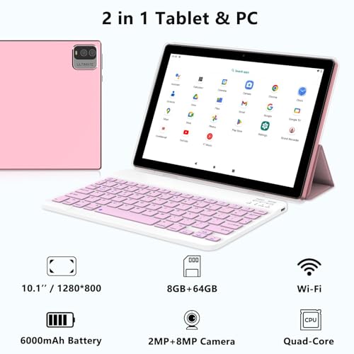 10 Inch Tablet with Keyboard and Stylus H829