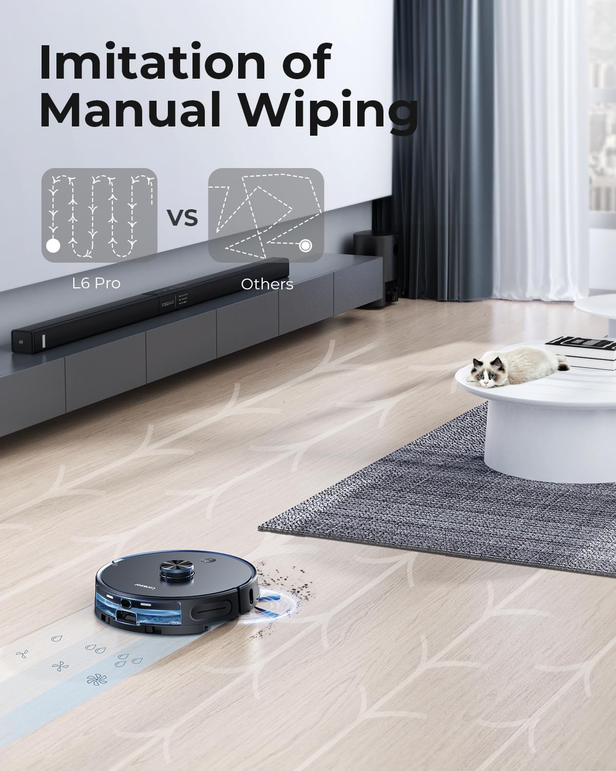Robot Vacuum and Mop Combo, 3 in 1 with Self Emptying Station, Lidar Navigation, App Control U569437