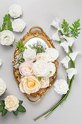 20Pcs Real Touch Latex Artificial Calla Lily Flowers for Wedding Home Decor R736675