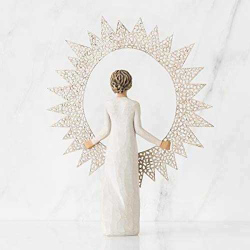 Star Tree Topper with Glitter, Pierced Metal, Hand-Painted Christmas Decor O39981