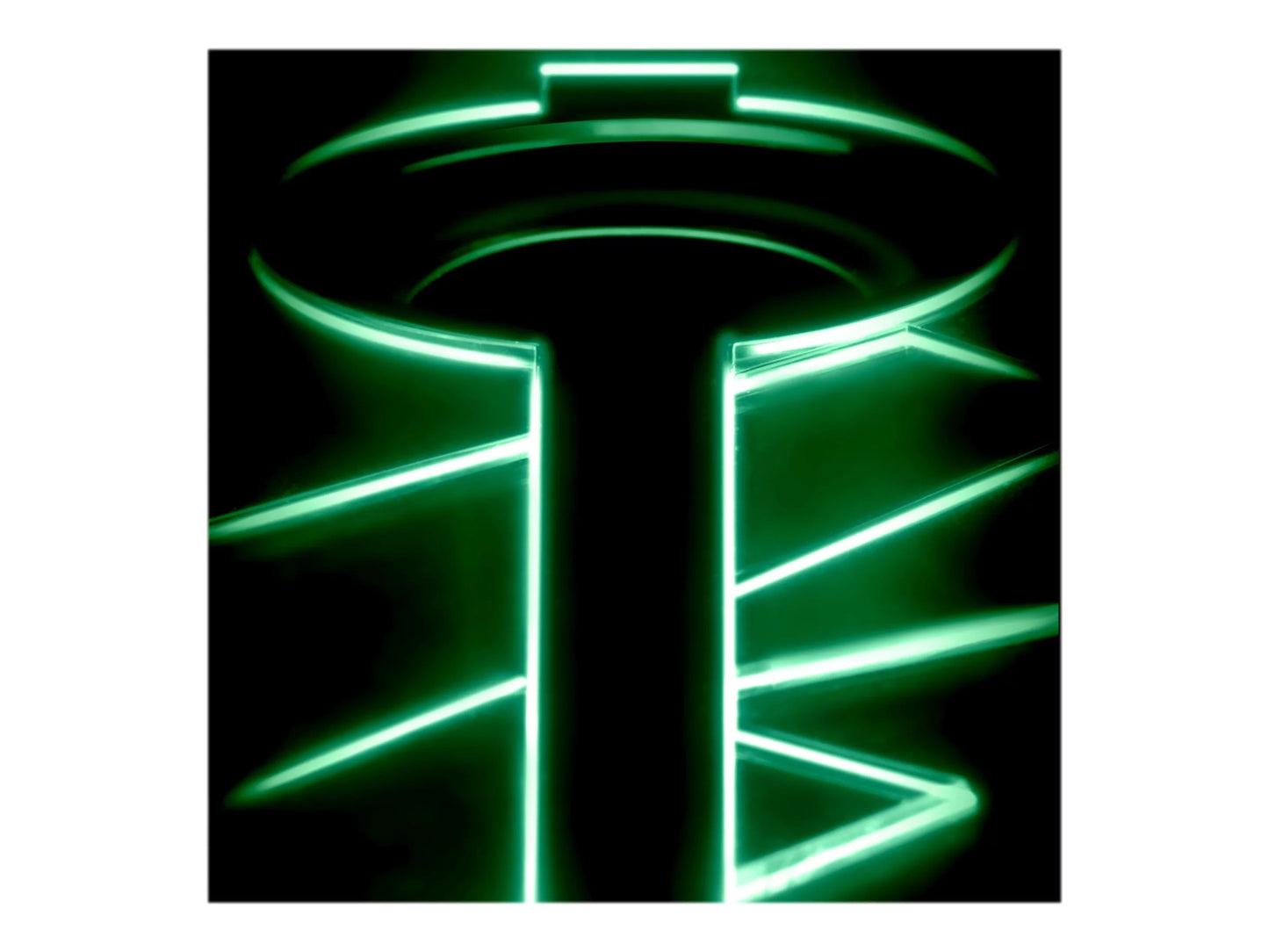 Computer Speakers with Stereo Sound and Green LED Glow I7798