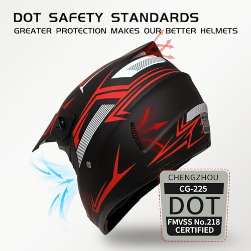 Kids Motocross Helmet with Goggles Gloves & Mask, Full Face ATV Dirt Bike Helmet Y3452