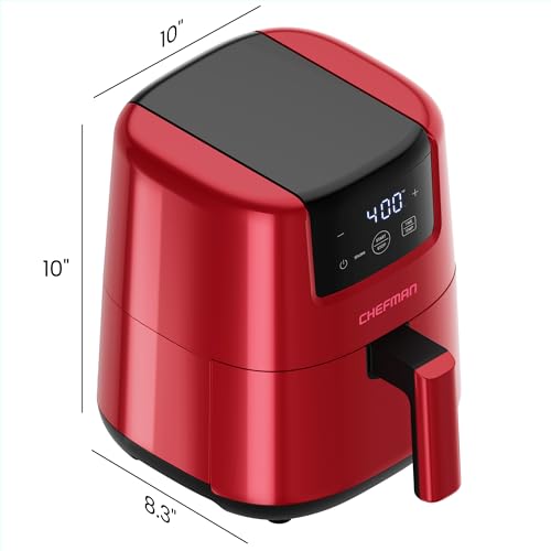 2 Qt Mini Air Fryer with Digital Timer and Nonstick Basket D4952