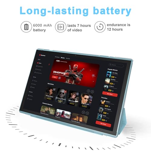 Tablet 10 Inch with Keyboard, Mouse, Case, Stylus, 8GB RAM 64GB ROM K197839
