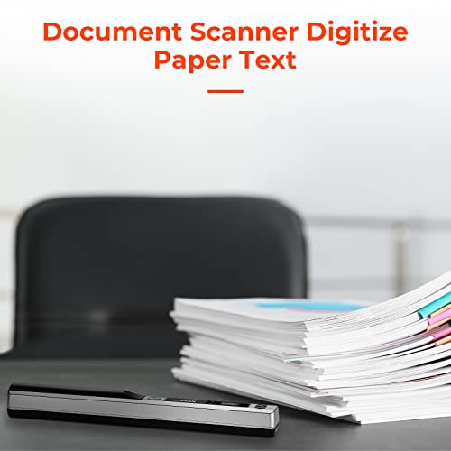 Portable Scanner for A4 Documents Photos, 900 DPI, Flat Scanning with 16G SD Card M143995