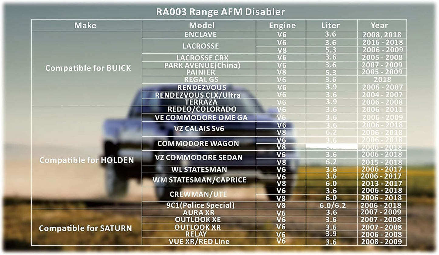 AFM Disabler for GM V6 V8 Vehicles Q796