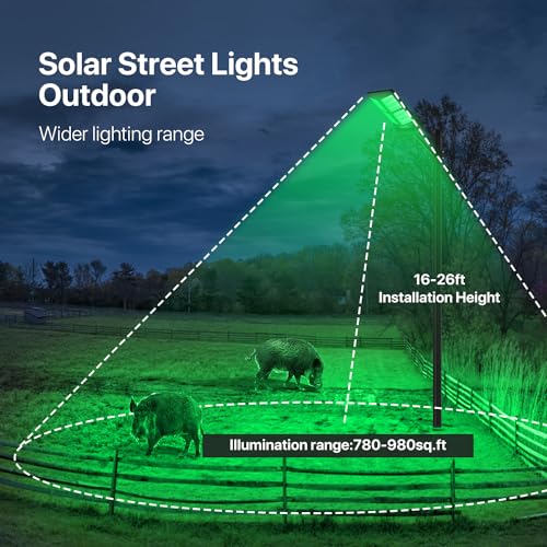 Green Solar Hog Hunting Light with Remote for Night Hunting P649894