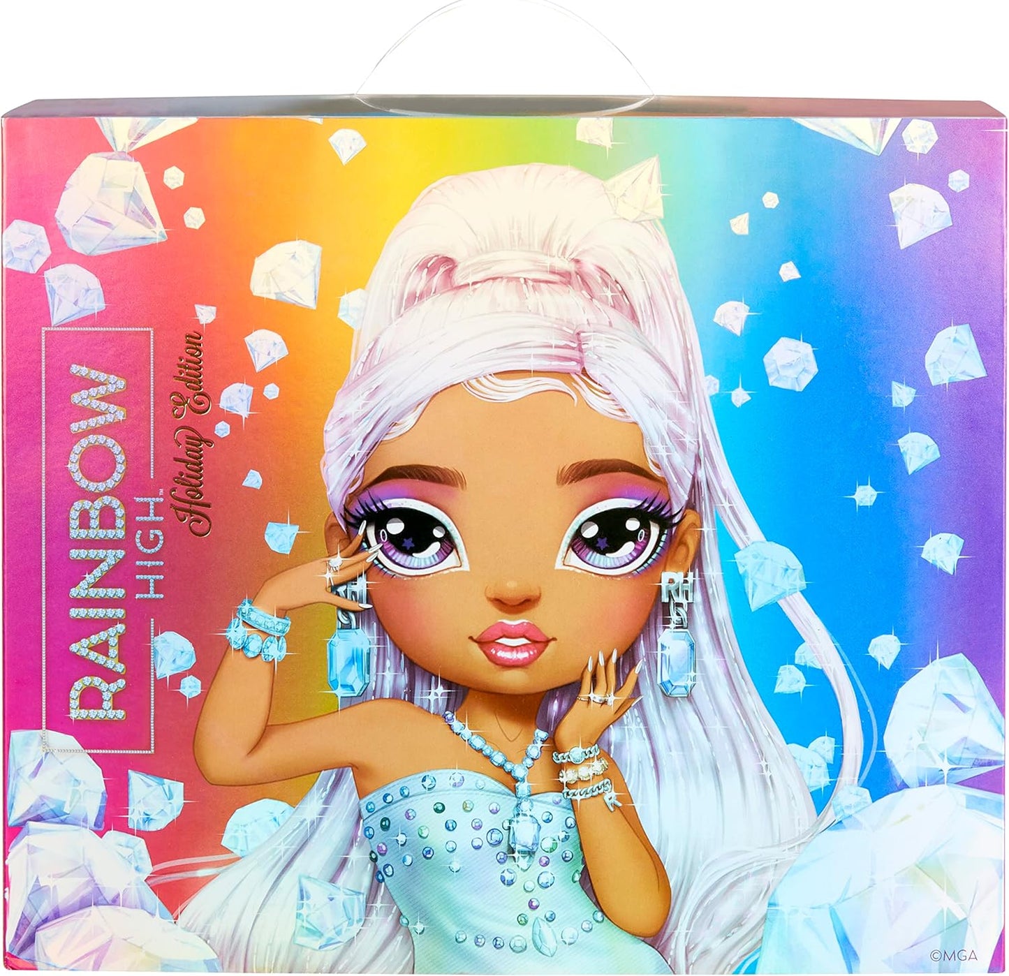Rainbow High Doll with Multicolor Hair and Iridescent Gown I820892